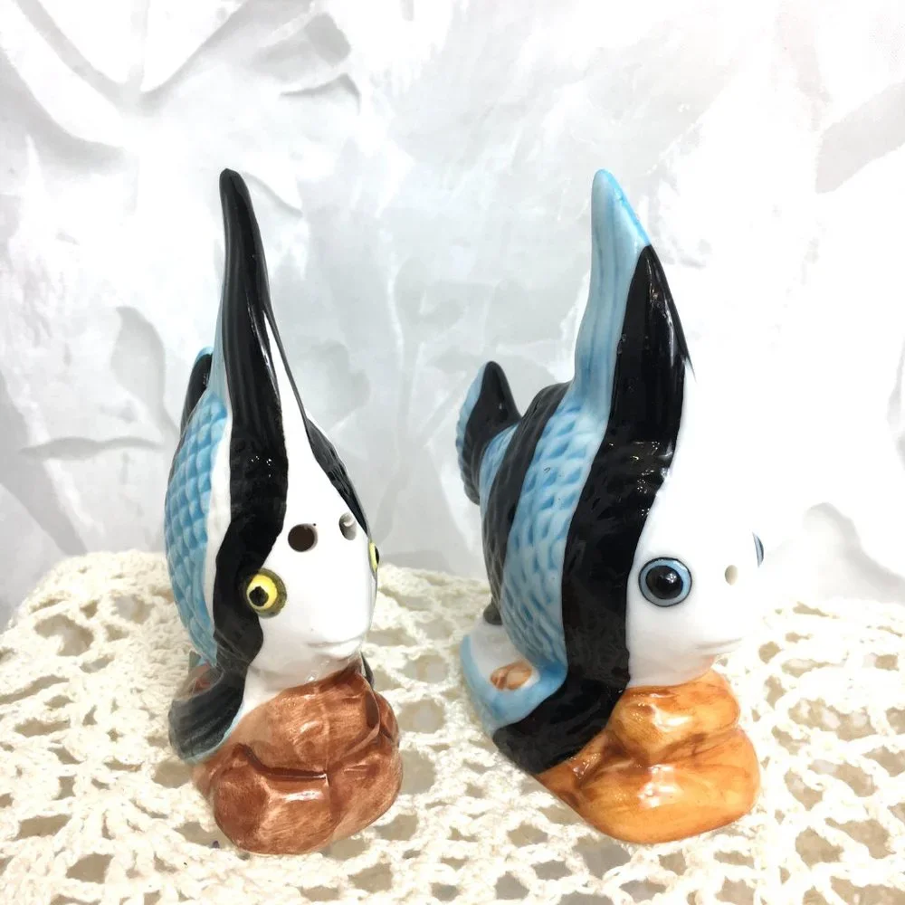 Pottery Barn Angel Fish Salt & Pepper Shaker